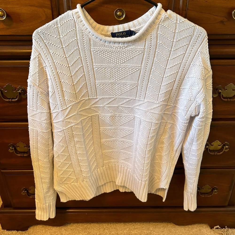Ralph Lauren polo white sweater
